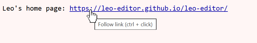 Hover Clickable Link