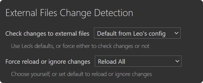 External File Change Detected